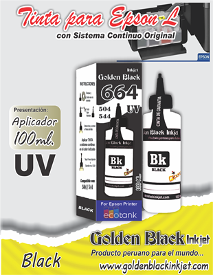 Tinta UV, Frasco 100ml.